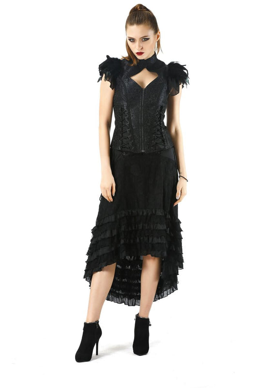 Bustier aristocrate gothique NOIR