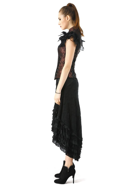 Bustier aristocrate gothique MARRON