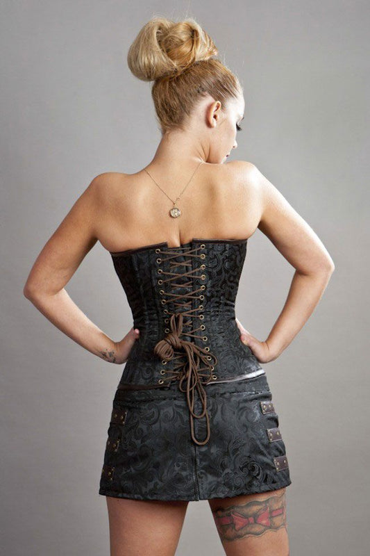 Corset C-lock O/B BLACK Brocarde