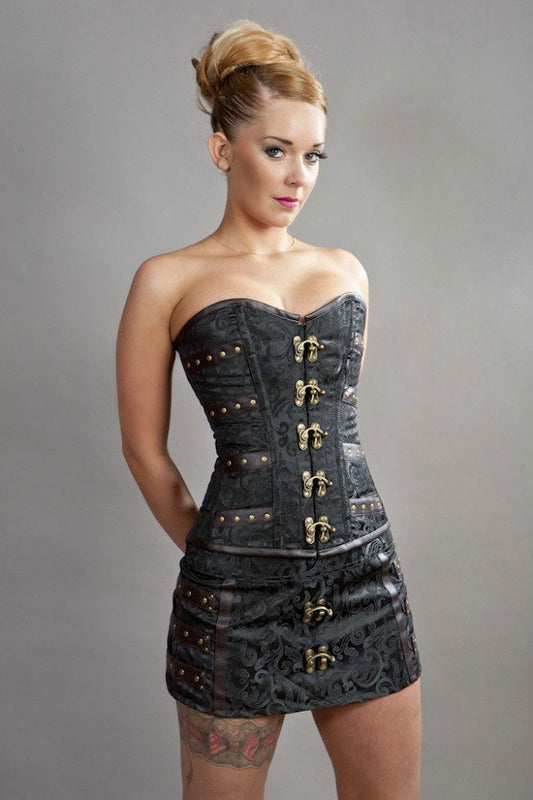 Corset C-lock O/B BLACK Brocarde