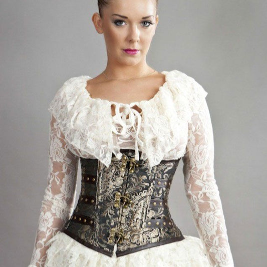 Corset c-lock u/b gold king brocade