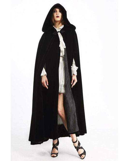 Cape Velours Victorienne noir