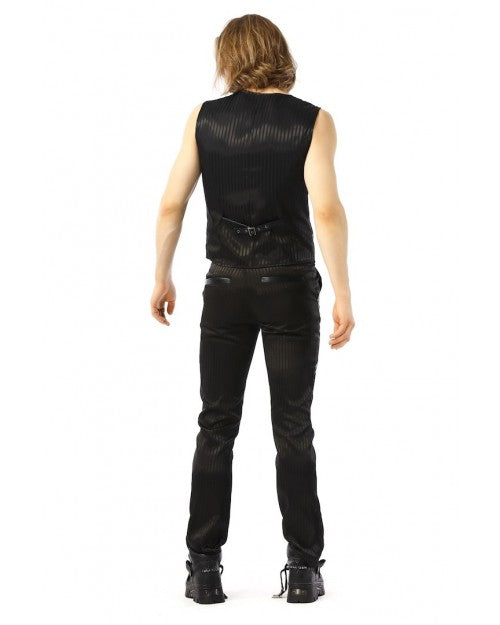GILET STEAMPUNK NOIR