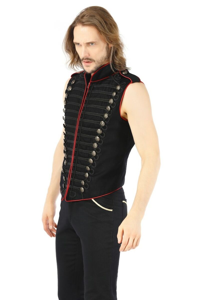Gilet officier gothique noir