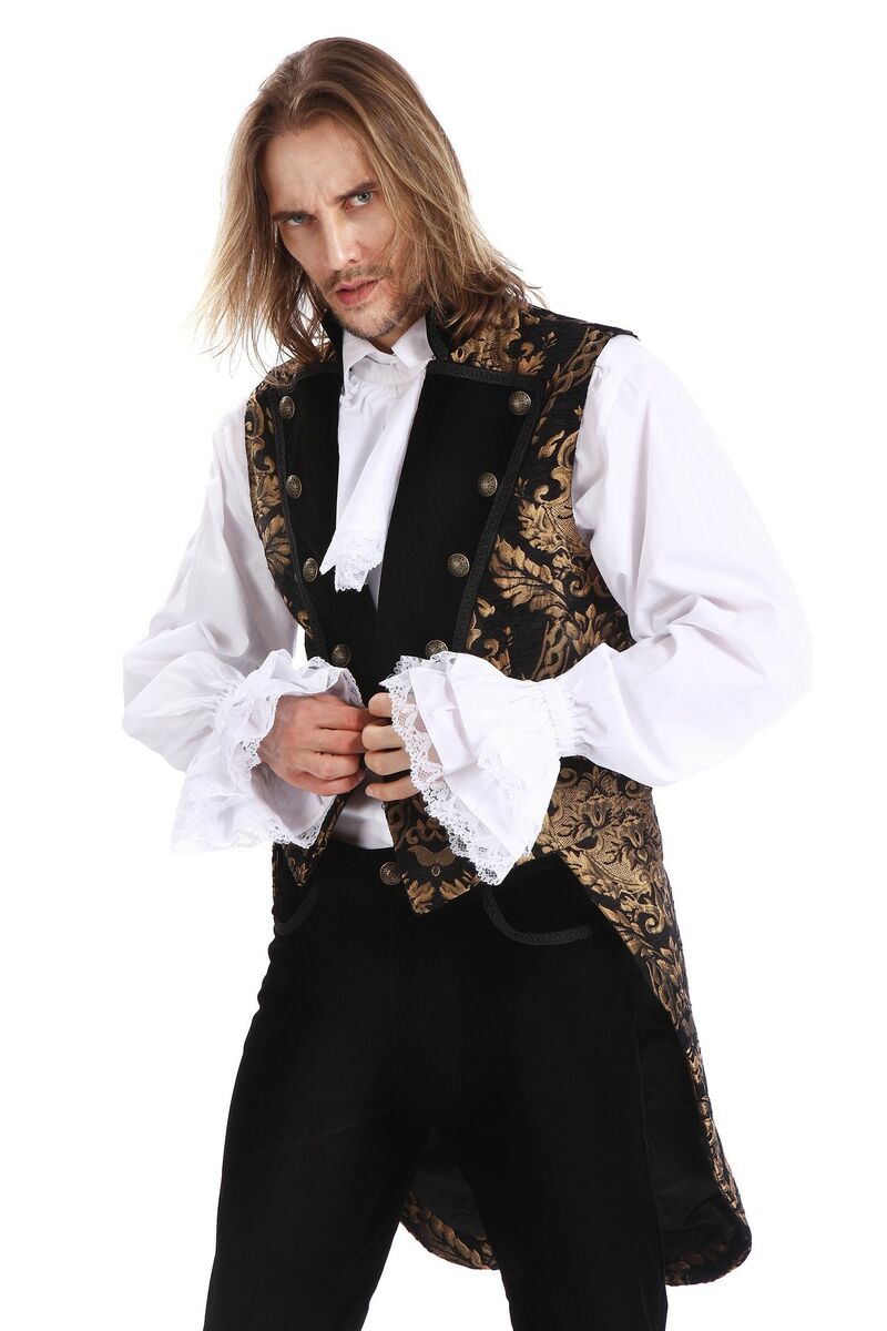 GILET ROYALISTE GOTHIQUE OR