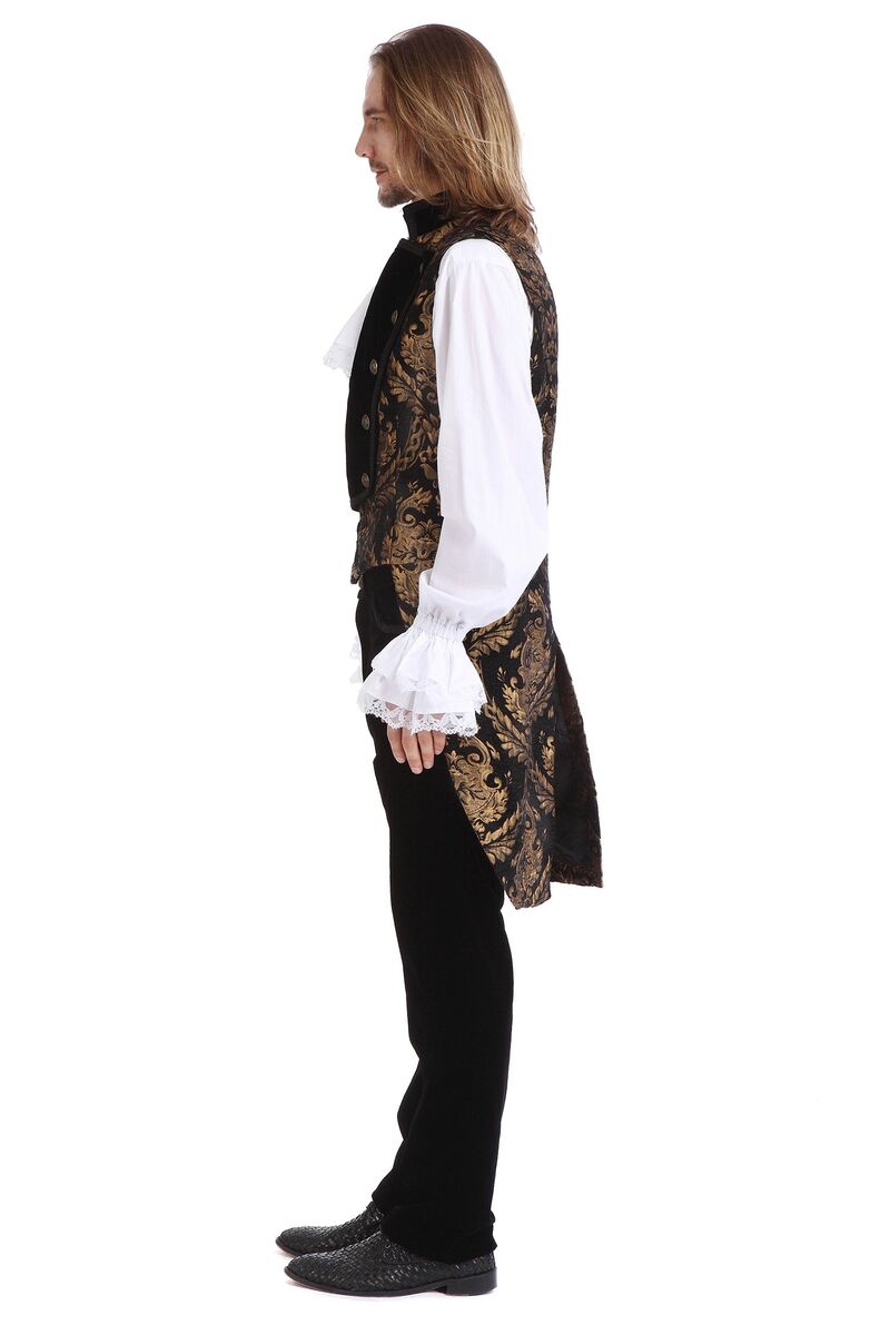 GILET ROYALISTE GOTHIQUE OR