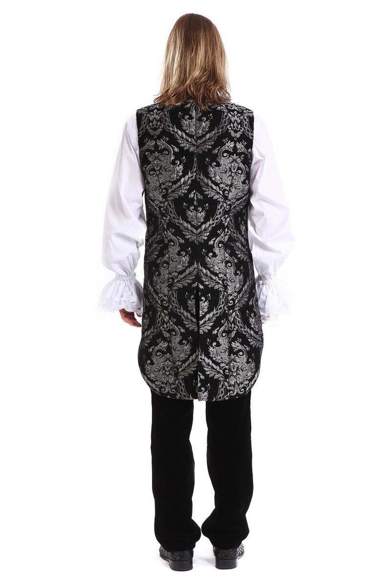 GILET ROYALISTE GOTHIQUE ARGENT