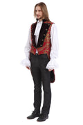 GILET ROYALISTE GOTHIQUE ROUGE