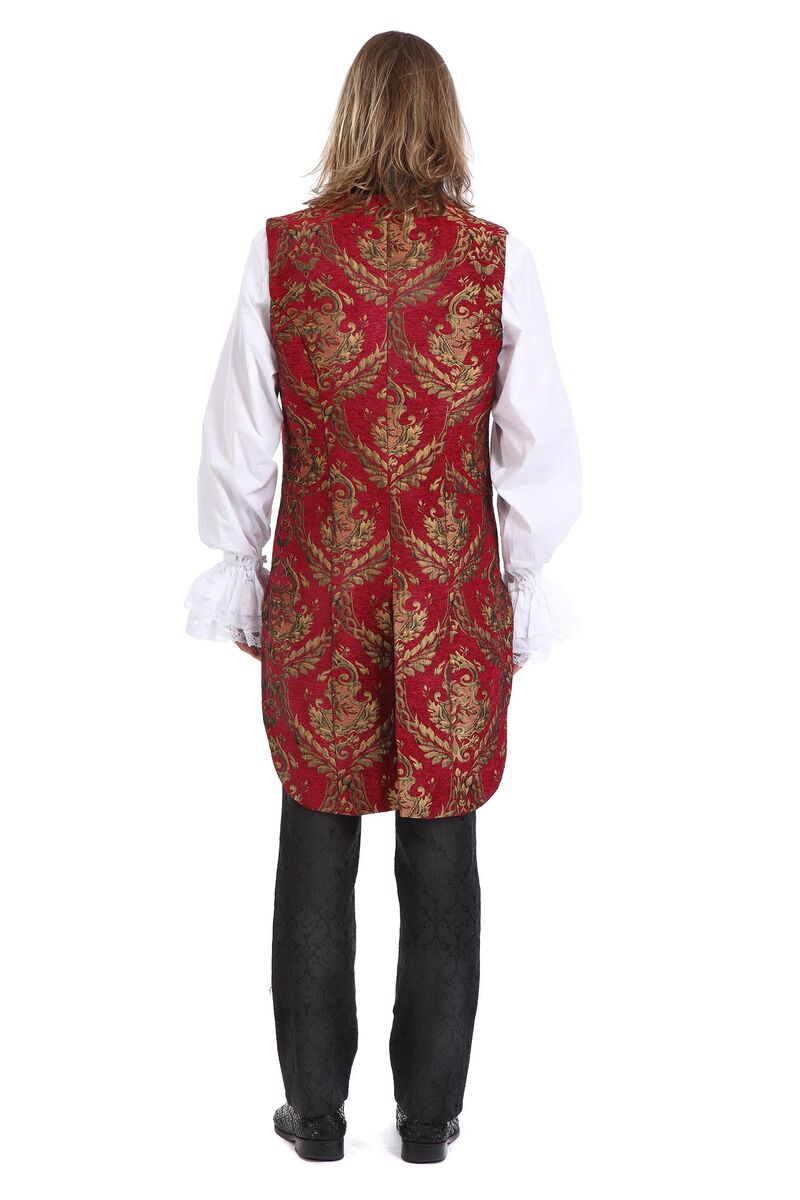 GILET ROYALISTE GOTHIQUE ROUGE
