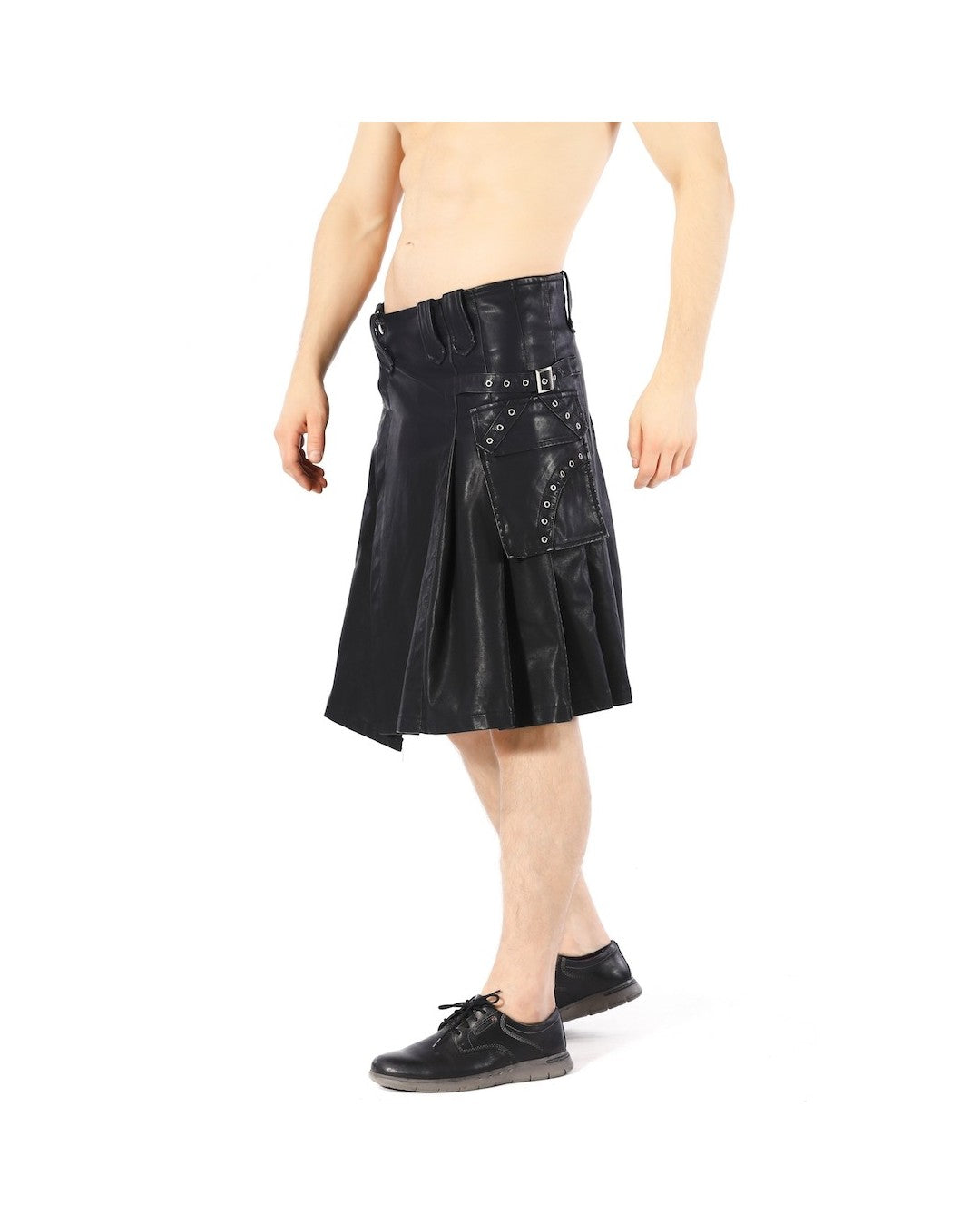 KILT GOTHIQUE EN SIMILICUIR