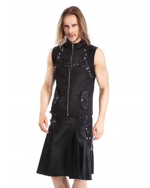 KILT HOMME SIMILI-CUIR