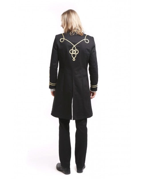 VESTE GOTHIQUE STYLE OFFICIER OR