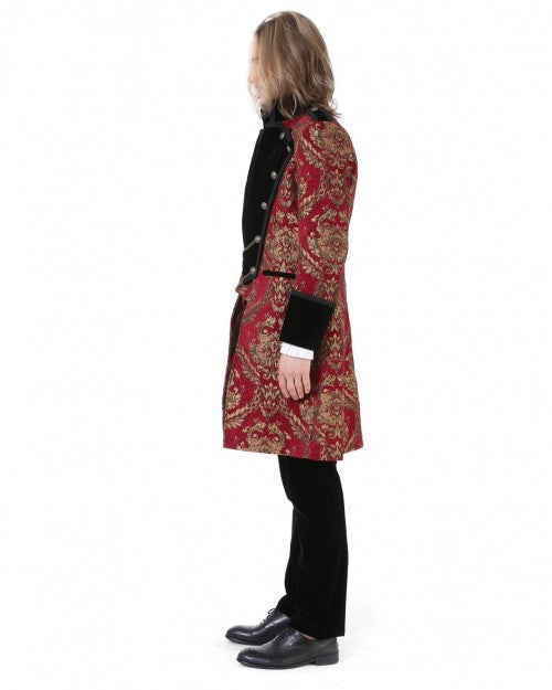 MANTEAU ROYALISTE ROUGE