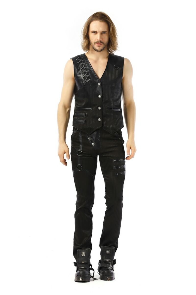 Pantalon à rayure steampunk
