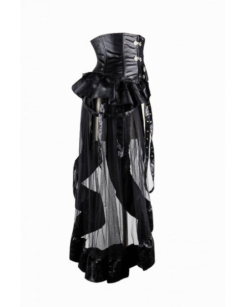 SERRE TAILLE GOTHIQUE ROMANTIQUE VICTORIEN TRAINE