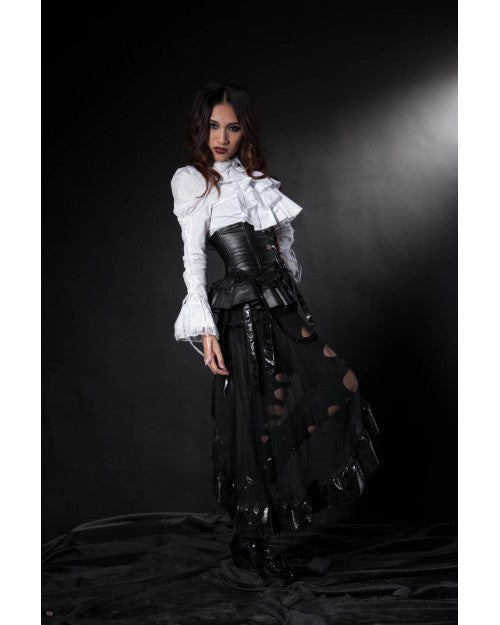 SERRE TAILLE GOTHIQUE ROMANTIQUE VICTORIEN TRAINE