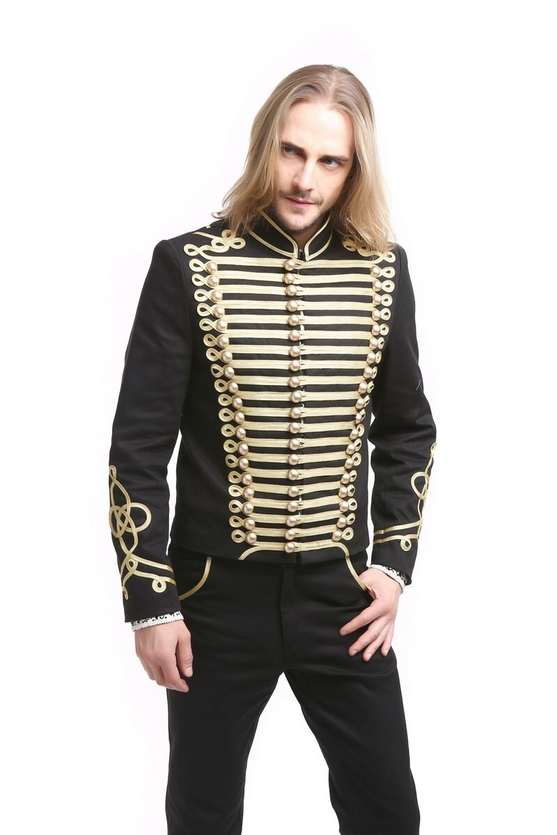 Veste officier pour homme Or