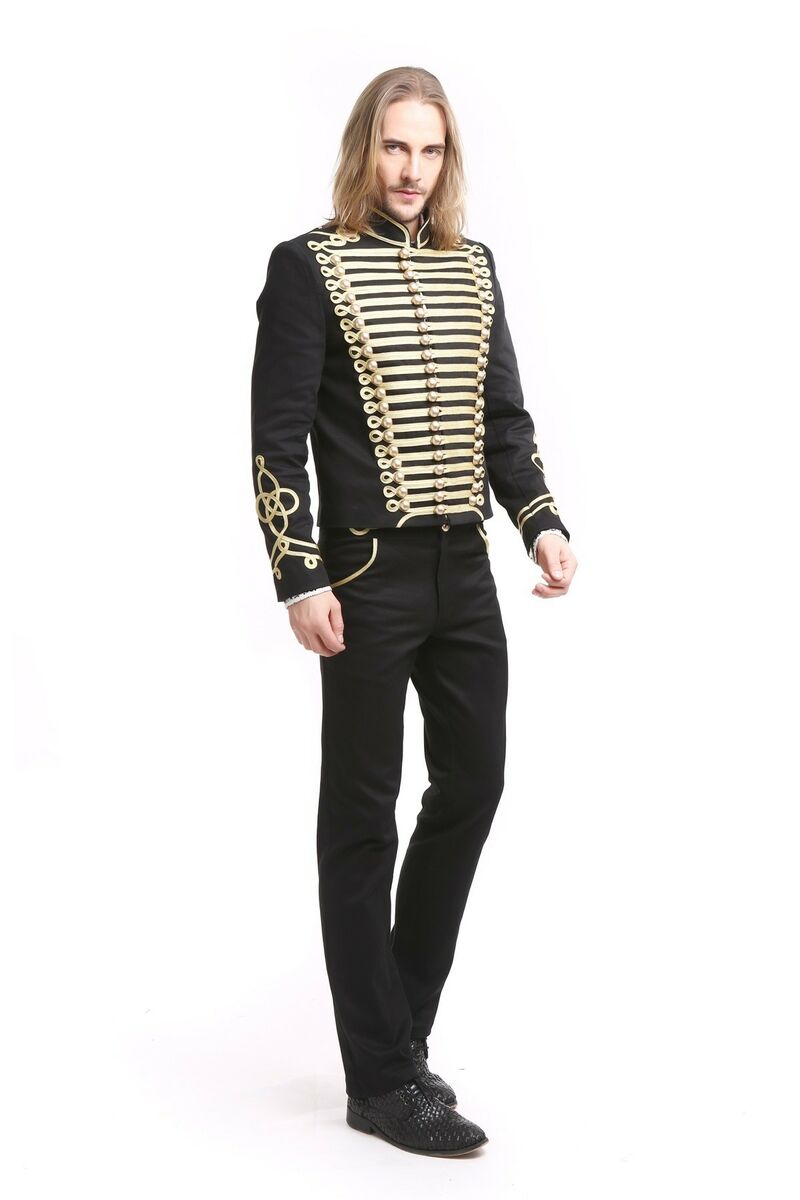 Veste officier pour homme Or