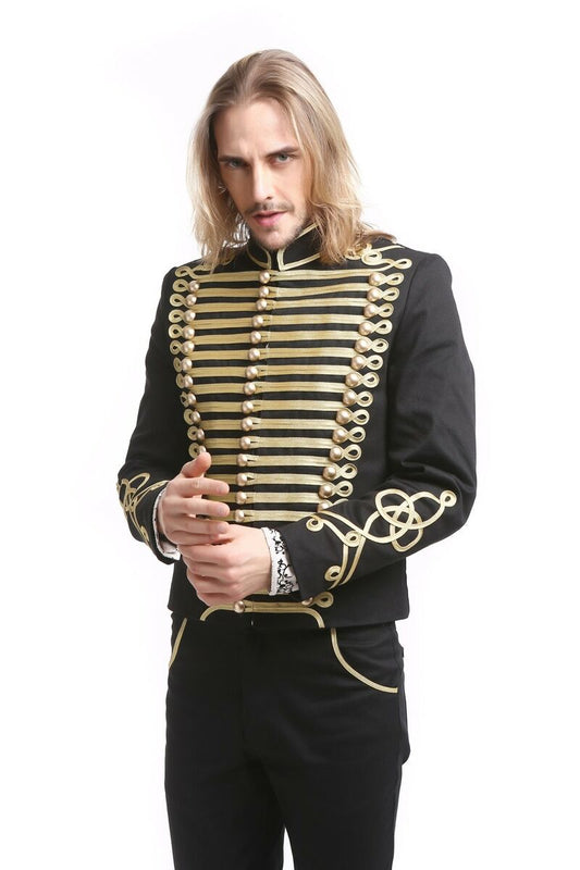 Veste officier pour homme Or